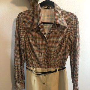 Vintage button up dress